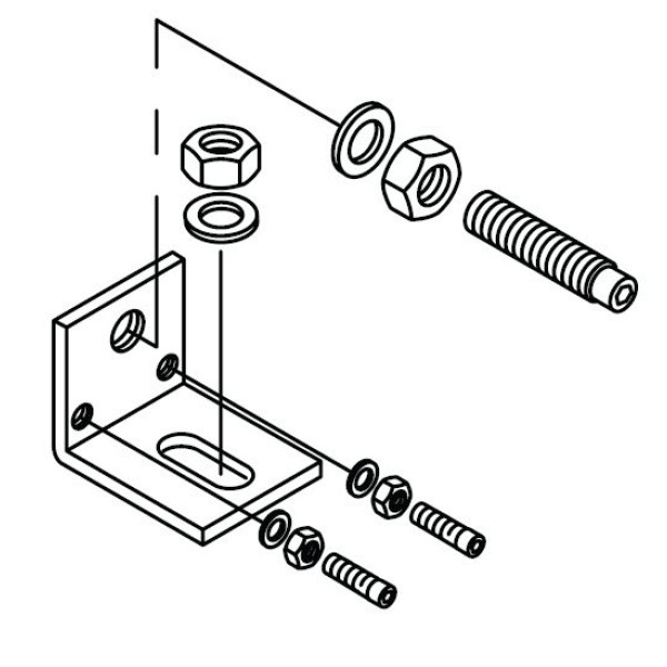 Viking Access Gate Openers Replacement Open Limit Positive Stop Assembly For I-770 Underground Gate Openers - FA-722121