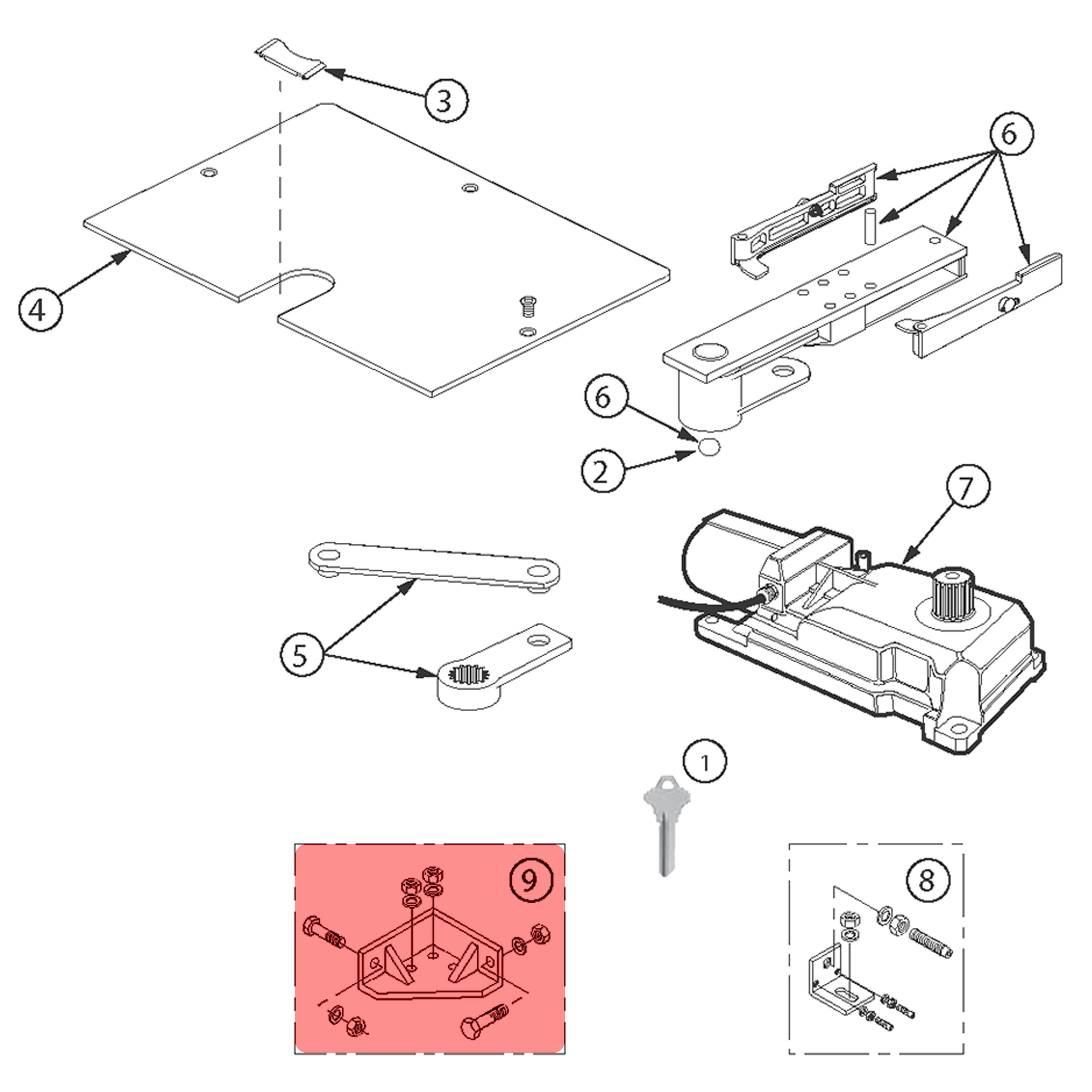 Viking Access Gate Openers Replacement Open Limit Positive Stop