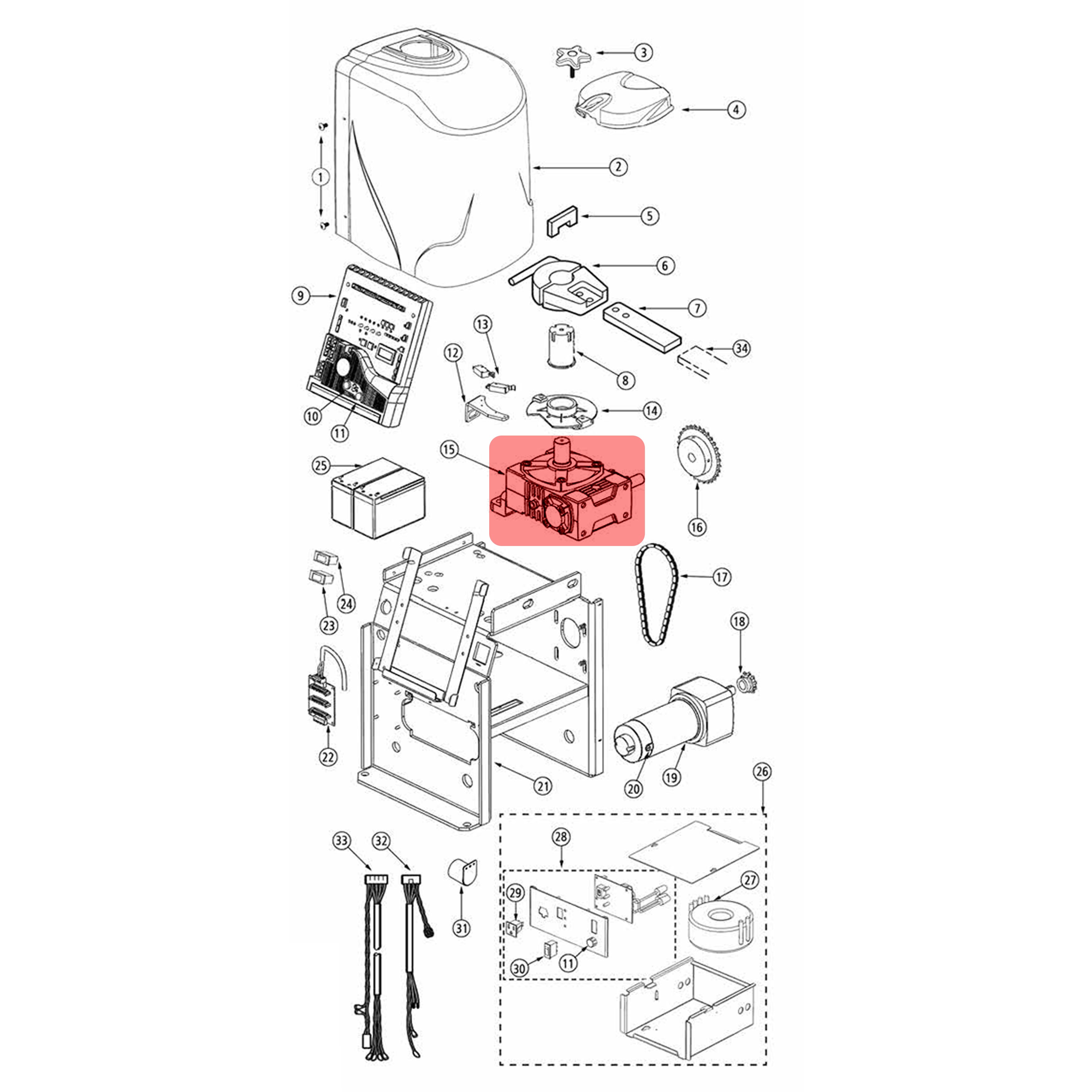 Viking Access Gate Openers Replacement Worm Gear 70 101 For F1 Swing