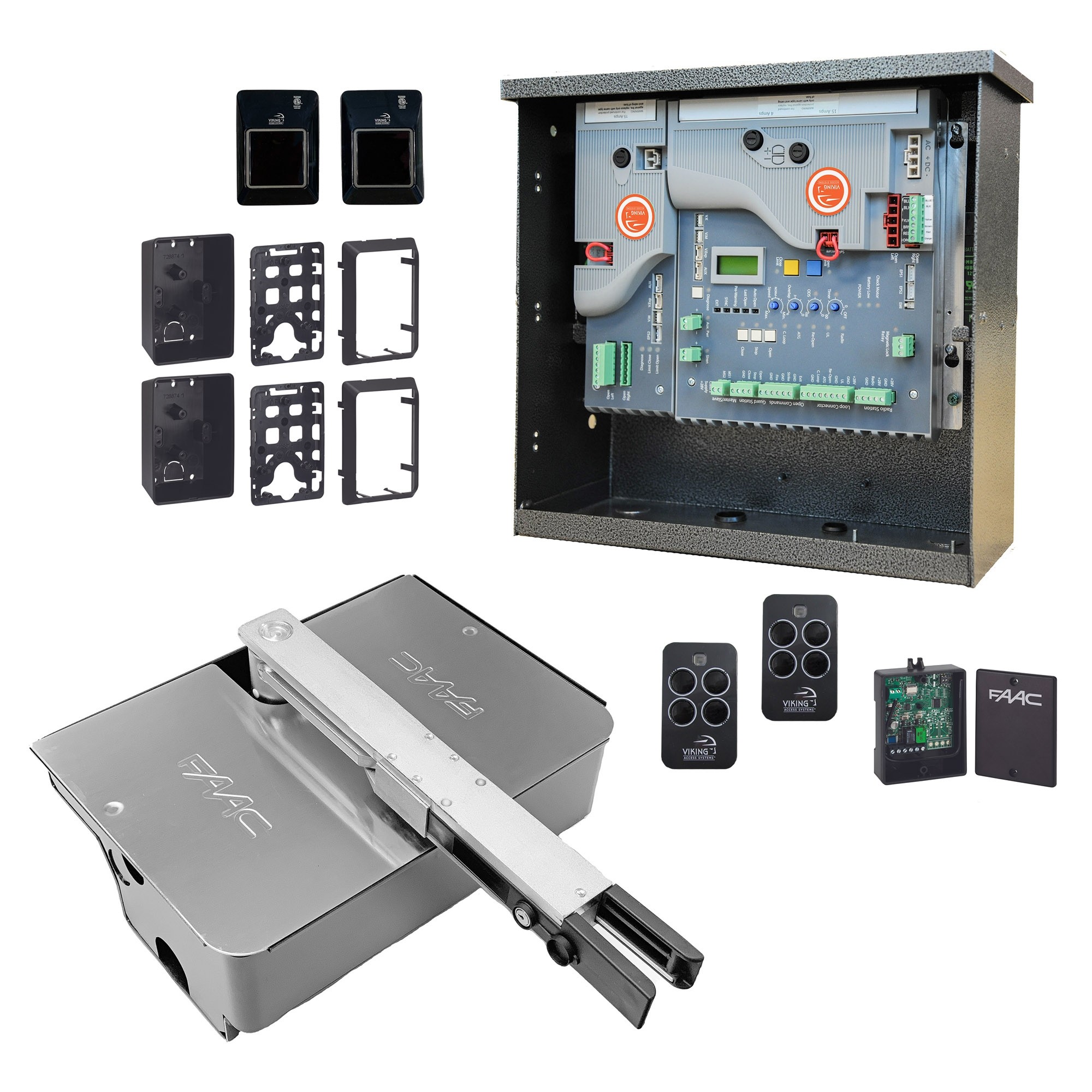 Viking Access I770 Underground Swing Gate Opener Kit (Stainless Steel