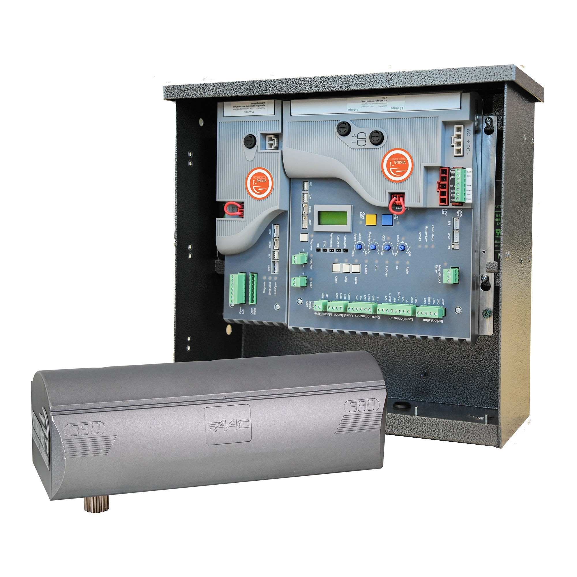 Viking Access X390 Slim Articulated Arm Swing Gate Opener Single Leaf