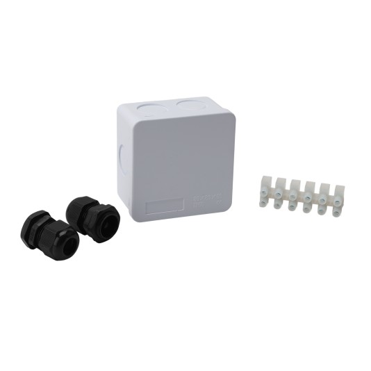 Viking Access Gate Openers Replacement Dual Junction Box Kit (w/ connector & 2 strain relief) - DJBK