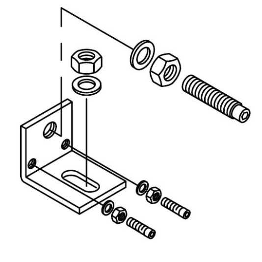 Viking Access Gate Openers Replacement Open Limit Positive Stop Assembly For I-770 Underground Gate Openers - FA-722121