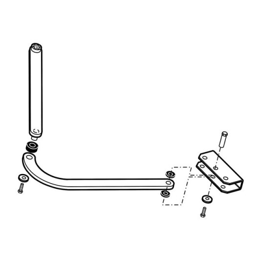 Viking Access Gate Openers Replacement Articulate Lever For X-390 Swing Gate Openers (Steel)  FA-7387051