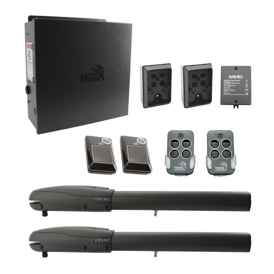 Viking Access G-5 Double Leaf Swing Gate Opener Kit - VA-G5DLK (Gate Operator)