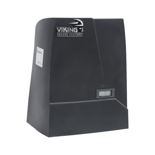 Viking L-3 Residential and Commercial Slide Gate Opener with Battery Backup (60 ft / 1600 lbs Maximum) - VA-L3SPS (Gate Operator)