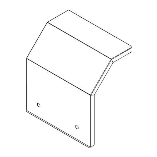 Viking Access Replacement Chassis Top Cover for Q-7 Slide Gate Openers - VAQ7CHTC10