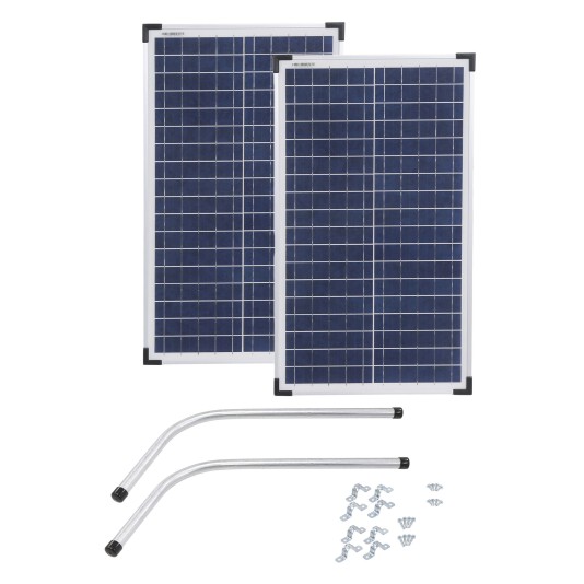 Viking Access Solar Panel Gate Opener Kit (30 Watts) With Mounting Brackets - 24V