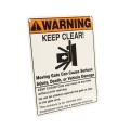Viking Access Gate Opener Warning Placard Sign- DUWPA