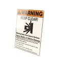 Viking Access Gate Opener Warning Placard Sign- DUWPA
