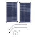 Viking Access Solar Panel Gate Opener Kit (30 Watts) With Mounting Brackets - 24V