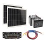 Viking Access Gate Openers Replacement Solar Panel Gate Opener Kit (40 Watts) - 24V (2 x 12V Solar Panels) - VA-SOCHP